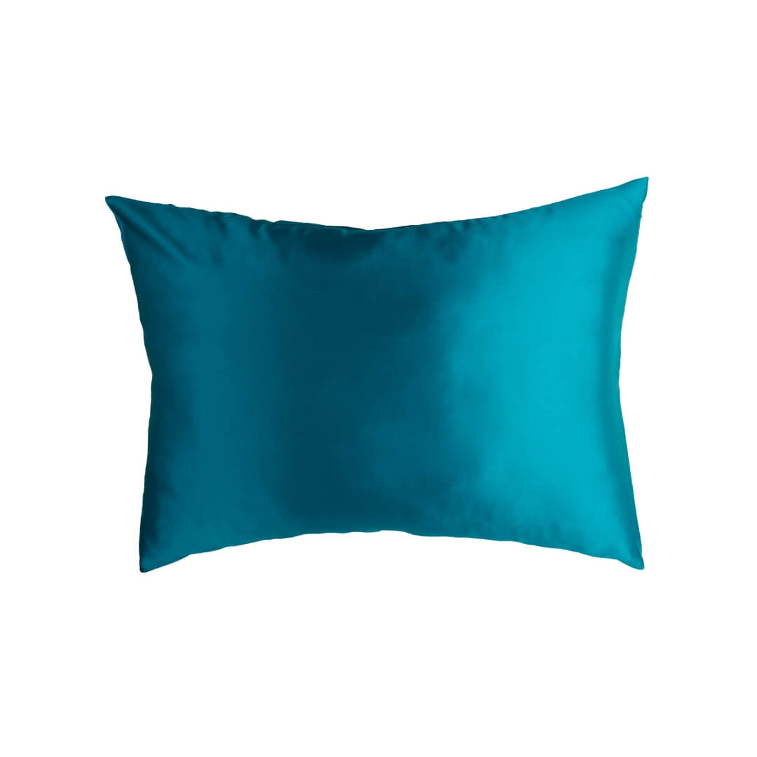 Turquoise premium mulberry silk pillowcase